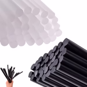 Adesivo Bastão Cola Quente Para Pistola Cores Branco E Preto Artesanato Para Uso Profissional Hobby