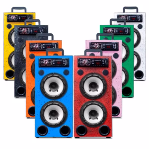 Caixa Ativa Bob Residencial Vertical 6 Ativa 100w Bt/usb/sd/aux/fm Bluetooth Pen Drive