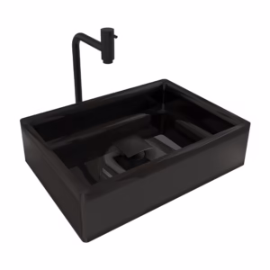 Cuba Torino com Torneira Inox Black e Válvula Click Black