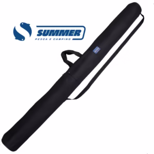 Bolsa Porta Vara de Pesca Liso Preto - Vários Tamanhos