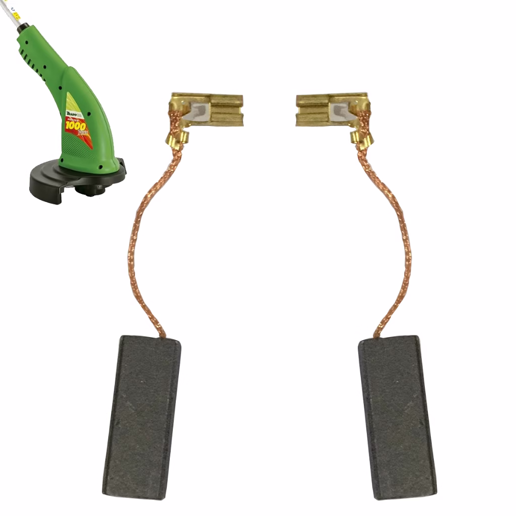 Escova Carvão Para Cortador De Grama Trapp Master 1000w Tc69 2 Peças