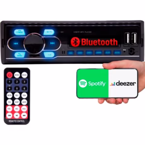Aparelho Automotivo De Som Carro Bluetooth Usb Fm Am Aux