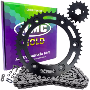 Kit Relacao Em Aço 1045 Kmc Bros 160 Xre 190 15/19 C/Retentor - Completo