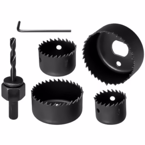 Kit Jogo Serra Copo 6 Peças 32 A 54 mm Madeira Gesso Pvc Para Uso Profissional