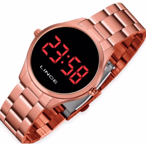 Relógio Lince Feminino Led Digital Rose Mdr4618L Vxrx