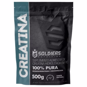 Kit: Creatina 500g + Taurina 500g Soldiers Nutrition Força Performance