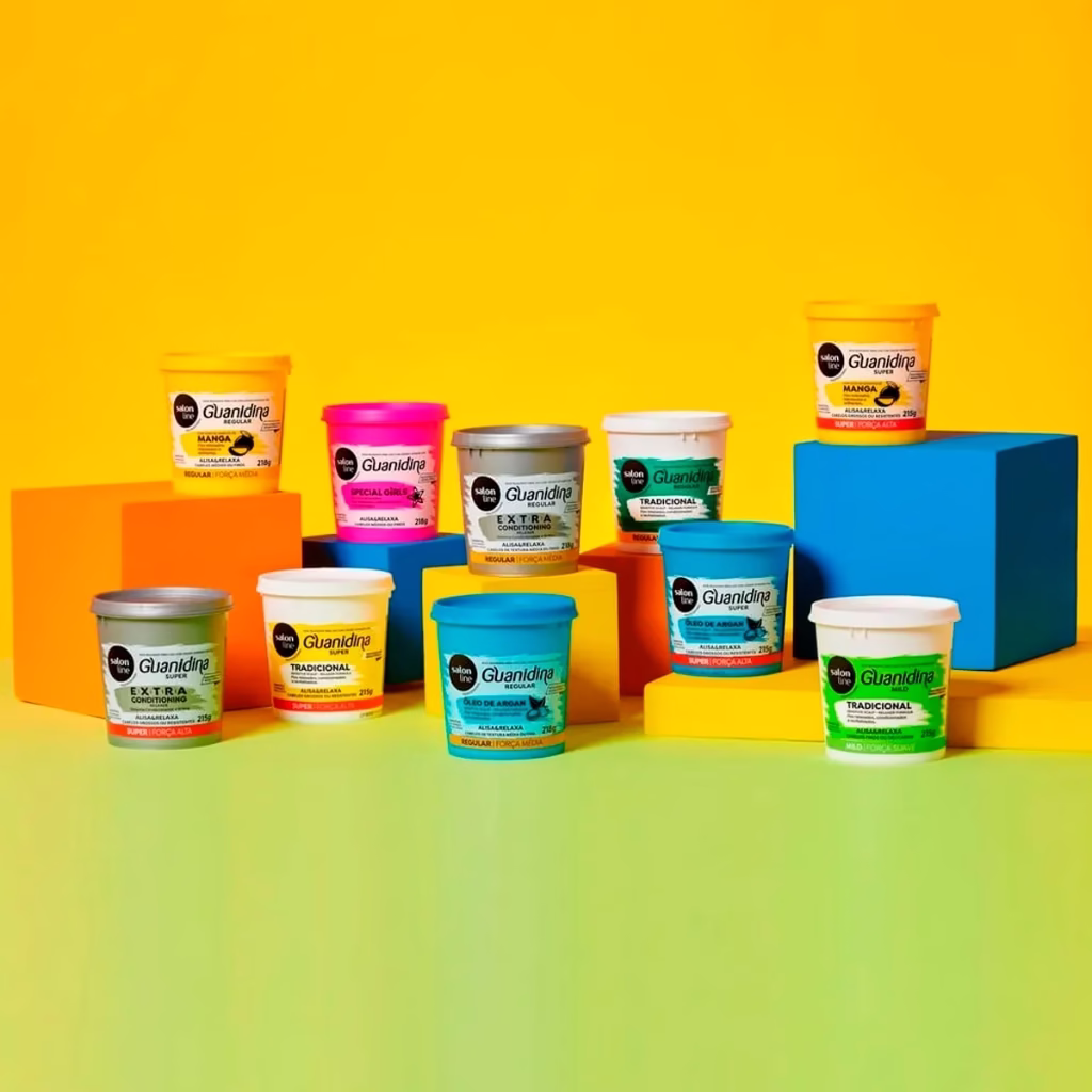 Creme Relaxante Guanidina Tradicional Alisa e Relaxa Regular Médio 218g Salon Line - 1 Unidade - Imagem 2