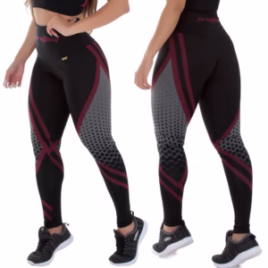 Legging Fitness Tecido Duplo Zero Transparência Moda Feminina Fitness