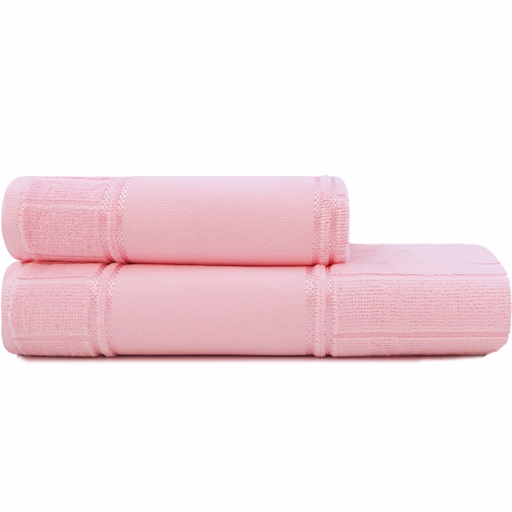 Jogo De Toalha 2 Peças - Banho + Rosto Aveludado Para Bordar - Artesanalle Dohler - Emcompre - Imagem 2