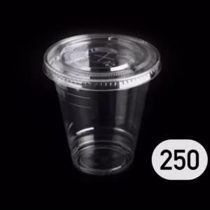 50~250 copo  pote tampa reta sem furo 380 ml pet copo para salada de fruta ( Chocobraz )