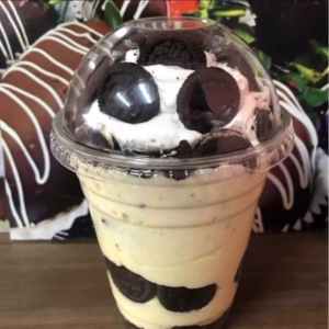 100~500 copo bolha da felicidade sem furo pet cristal 380 ml 14 Oz ( Chocobraz )