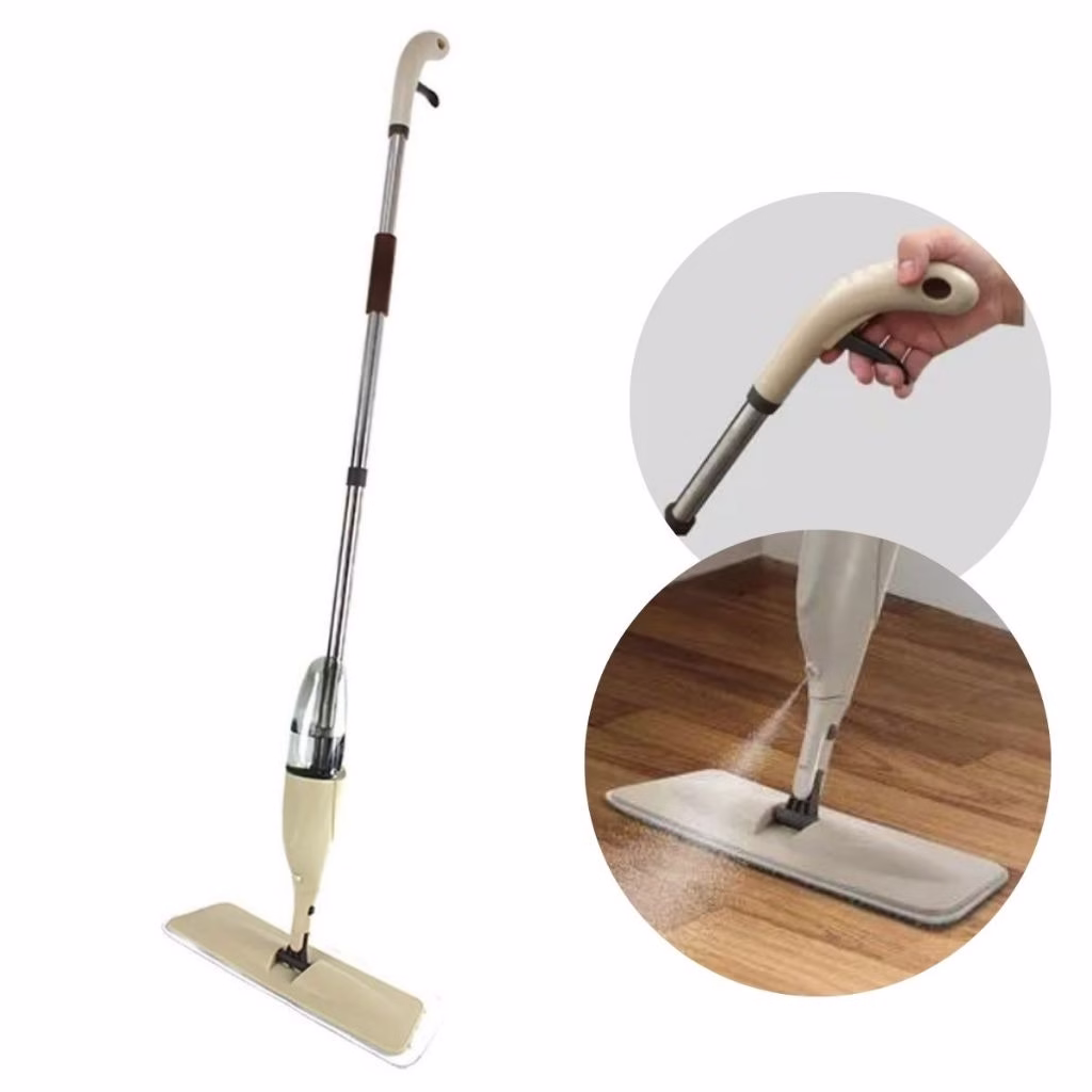 Mop Spray Rodo Gatilho Esfregão Piso Laminado Vinil + Refil