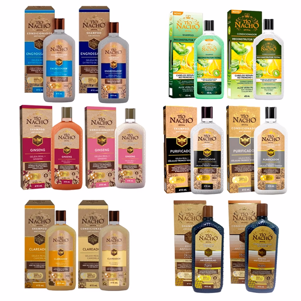 Kit Shampoo + Condicionador Tio Nacho 415ml - 2 Itens