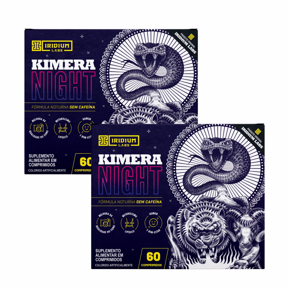 Kit 2x Kimera Night 120 comps - Termogênico Noturno