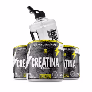 Kit 3x Creatina Fuel Monohidratada 150g + Galão 1,5l transparente