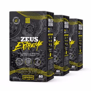 Zeus Extreme ZMA - 60 comps - Kit 3 caixas Iridium Labs