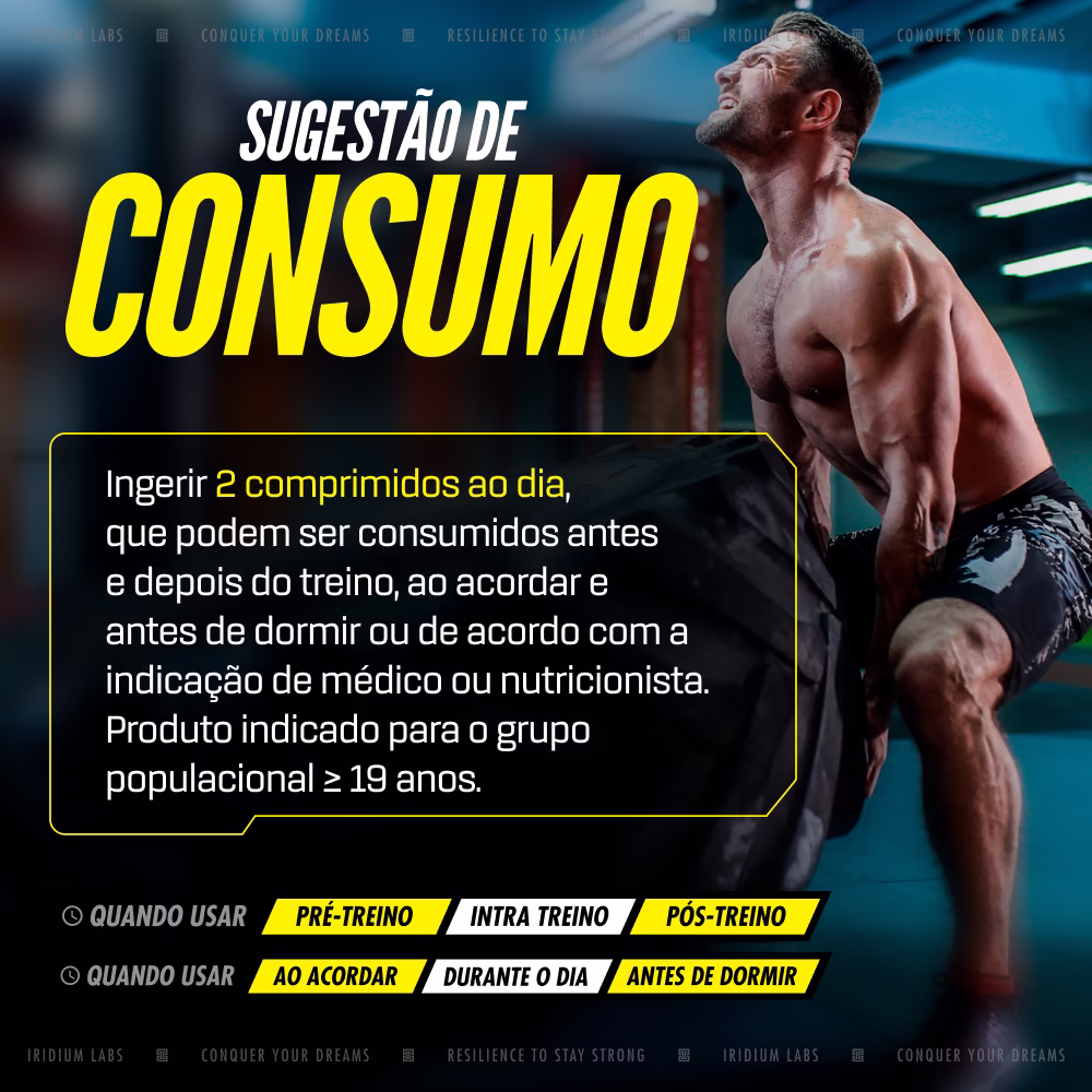 Zeus Extreme ZMA - 60 comps - Kit 3 caixas Iridium Labs - Imagem 2