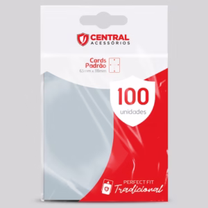 Sleeve Perfect Fit 63x88mm Tradicional Transparente 100un Central Shield Pokémon Magic TCG PhotoCard