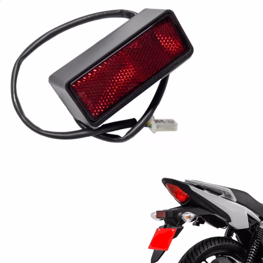 Olho De Gato Luz Placa Para Titan Fan Start 160 Original Plasmoto