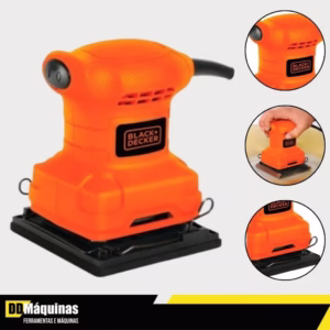 Lixadeira Orbital 1/4 200W 110 volts - Black e Decker