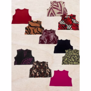 Kit 10 Top Cropped lindo gola alta tamanho único moda blogueira  blusinha fitness academia