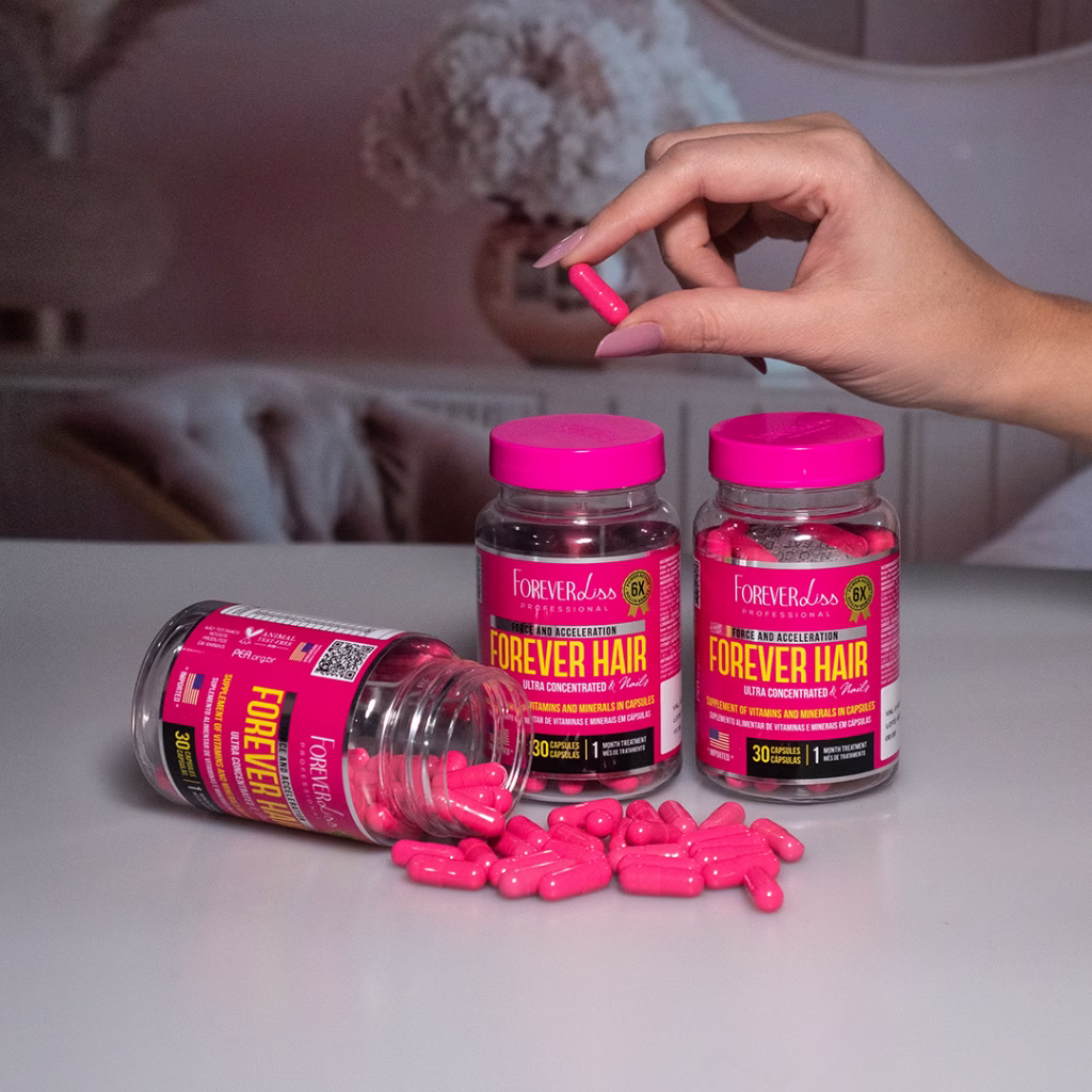 Kit Cresce Cabelo com Máscara, Shampoo E Forever Hair - Imagem 2