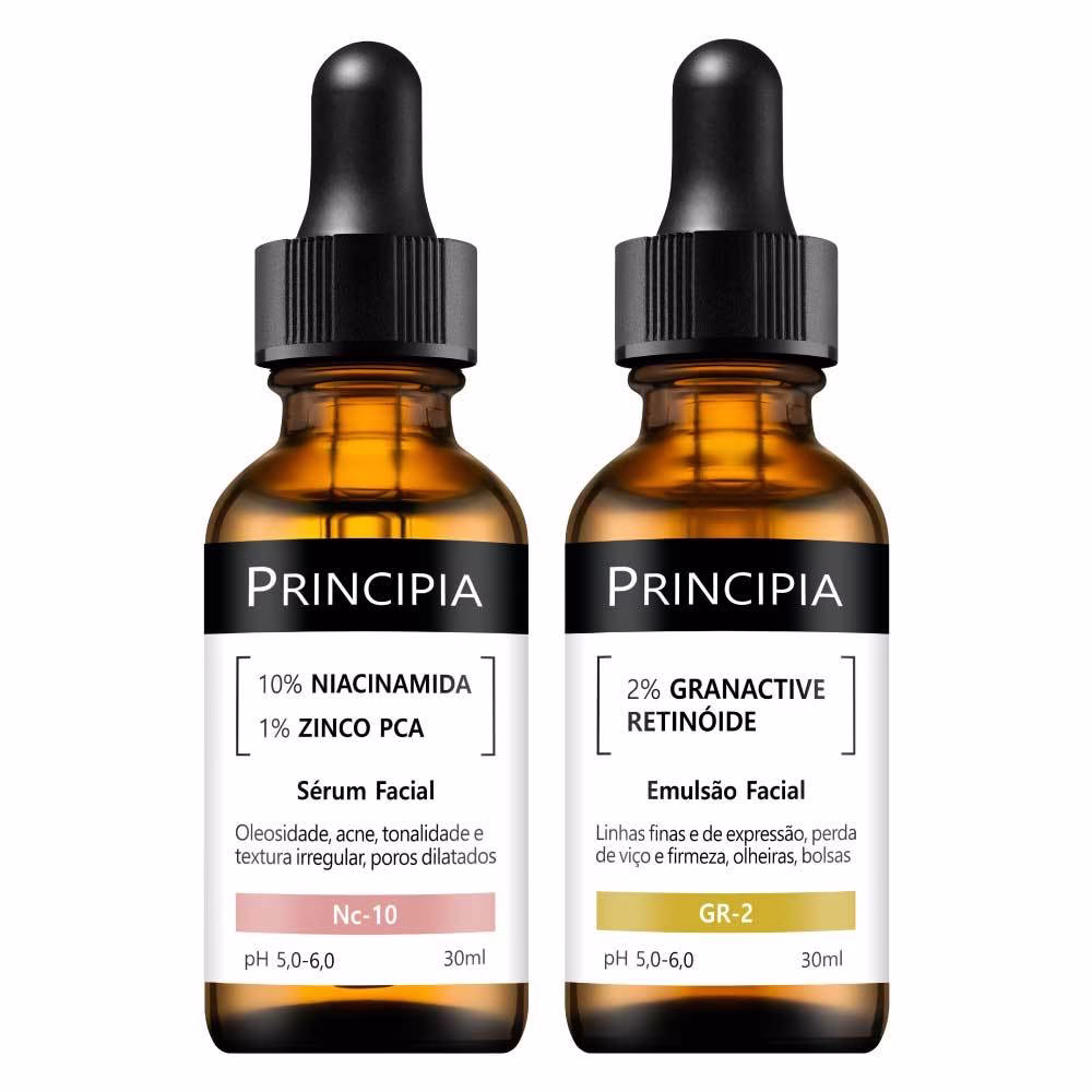 Kit 2 Séruns Principia Niacinamida + Retinóide