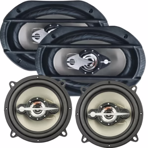Kit Alto Falante 5 Polegadas + 6x9 Leson Ls5 340W 4 Ohms