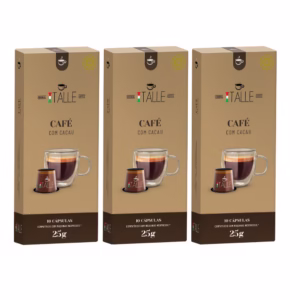 Capsulas Nespresso Café Chocolate Cacau Café Italle 30 Unidades