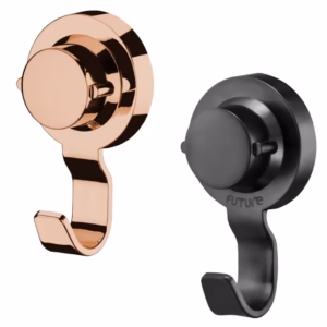 Suporte Gancho Multiuso De Parede Com Ventosa Cor Rose Gold