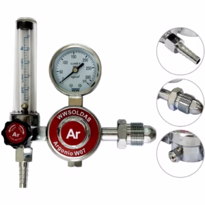 Regulador De Gas Argônio Para Solda Mig E Tig Com Fluxometro