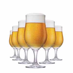 Jogo de Taça de Vidro Berlin, Taça de  Cerveja 330ml, 6 pcs - Ruvolo