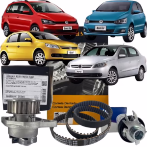Correia Dentada Tensor Bomba D'água Polo Fox 1.0/1.6 Flex