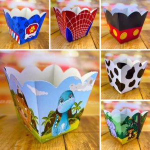 10~30 CACHEPÔ DECORATIVO VARIOS TEMAS, FESTAS, DECORAÇÃO 9x7x7