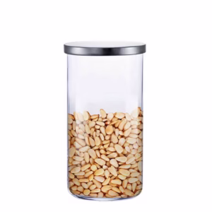 Pote de Vidro com Tampa de Metal, Pote de Vidro Hermético G - Ruvolo