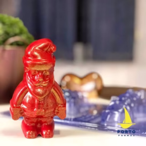 1~5 Forma silicone para chocolate papai noel natal 2023   - PORTO FORMAS COD P87