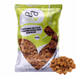 Castanha de Caju Caramelizada com Leite Condensado 500g – A vácuo - P&P​