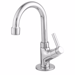 Torneira Em Metal Mesa Lavatório De Bancada Para Pia Lavabo Cromado 1/4 Volta