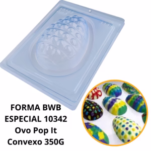 1~4 forma bwb silicone ovo pascoa pop it convexo 350g 3 partes cod 10342 lançamento