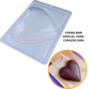 1~4 FORMA BWB COM SILICONE (3 PARTES) (NOVO COD 10258) - CORAÇÃO ESPECIAL 500g//