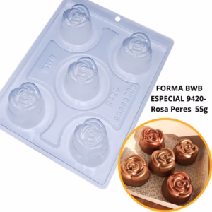 1~4 Forma bwb com silicone (3 partes) cod 9420 - Rosa Peres  55g