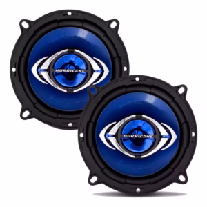 Par Alto Falante Hurricane Black Cm5 5 Polegadas 130w Quadriaxial