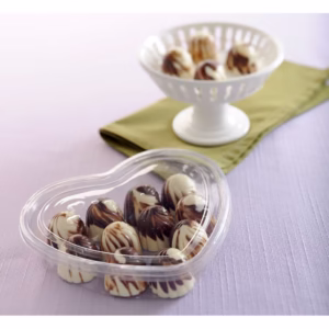 50 coração para doces embalagem 10 doces - 260ml Ref.: G620 16,5x14,5x3,3cm galvanotek