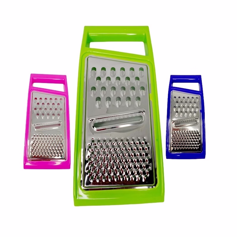 Ralador de Alimentos Com 3 Tipos de Lâminas em Metal Com Reservatório Plástico Muito Resistente - Imagem 2