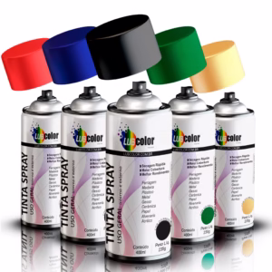 Tinta Spray Todas As Cores 400ml 250g Uso Geral Metálica Luminosa Alta Temperatura Automotivo Casa