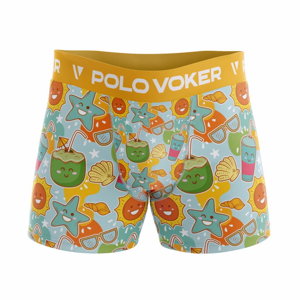 Kit 5 Cuecas Boxer Infantil de Microfibra Cueca Box com Forro - Imagem 2