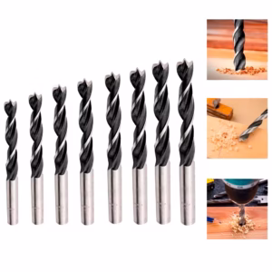 Brocas Para Madeira MDF Compensado Com 3 Pontas Em Aço Carbono Kit Com Várias Medidas A Escolha