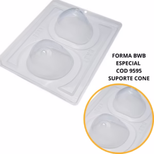 1~4 FORMA BWB PARA CHOCOLATE COM SILICONE(3 PARTES) CÓD. 9595 - SEIOS ESPECIAL190g. ERÓTICAS ADULTO