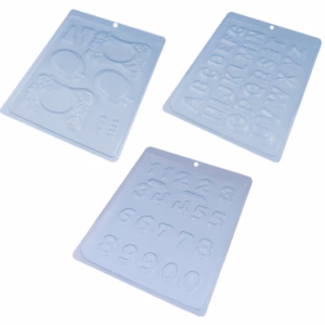 KIT 3 FORMAS BWB SIMPLES, PORTA RETRATO, NÚMEROS, ALFABETO CÓD.:9319-708-380 EM OFF