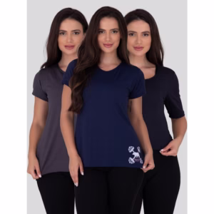 Kit 3 Blusas Dry Fit Tecido De Poliamida O Melhor Tecido Para Malhar